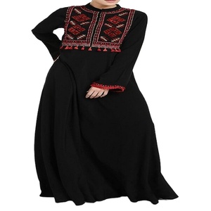 Manga acampanada de trabajo de cristal para mujer, ropa islámica, Farasha, caftán, Abaya - Product Image 1