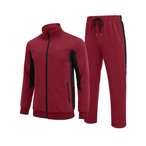 Survêtement élégant pour homme – Vente en gros à prix abordable – Modèle lourd à manches longues, fermeture éclair, col montant et poignets rabattables - Product Image 6