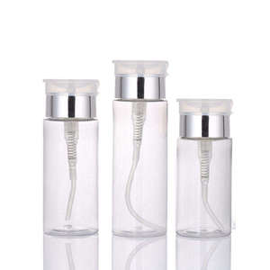 น้ำยาล้างเล็บ น้ำยาล้างเครื่องสำอาง พลาสติก PET แอลกอฮอล์ อะซิโตน 100 มล. 120 มล. 150 มล. Unalilia ขวดปั๊มสเปรย์ทรงกระบอกแบบเติมได้ - Product Image 4