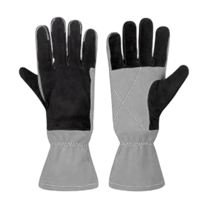ถุงมือเชื่อมหนังวัวเสริมแรงเอนกประสงค์ ป้องกันการเสียดสีและความร้อน สำหรับงานอุตสาหกรรมและการป้องกันส่วนบุคคล - Product Image 3