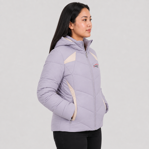 Nueva Chaqueta Acolchada para Mujer, Chaqueta de Invierno Ligera y Cálida, con Logotipo Personalizado, Cierre Completo con Capucha, Ropa Casual - Product Image 3