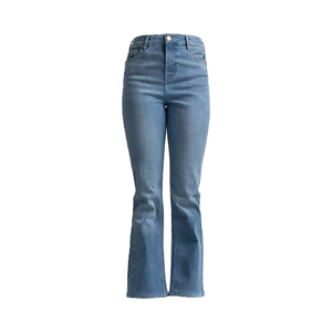 Jeans de Mezclilla con Pierna Ancha para Mujer, para Todas las Temporadas, Logotipo Personalizado, Marca Privada, Servicio OEM ODM - Product Image 1