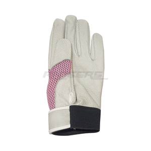 Guantes de Equitación para Niños al por Mayor, Guantes de Montar a Caballo de Malla Transpirable Rosa y Blanco para Niños, Equipo de Equitación Ligero para Verano - Product Image 3