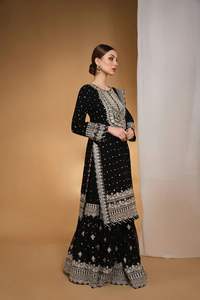 Nouvelle Arrivée 2026 : Robe Longue Style Indien et Pakistanais pour Femme, Faible MOQ, Robes de Soirée et de Mariage Sur Mesure - Product Image 6