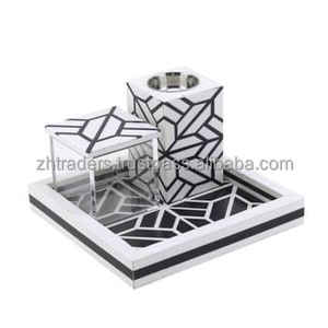 Quemador de Incienso Tradicional para Fragancia del Hogar y Regalos de Eid Ramadán, Mabkhara Árabe de Madera Decorada con Madreperla Premium - Product Image 3