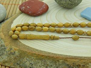 Tasbih Mala islamique vintage et tendance en bois, perles artisanales pour la prière, la méditation et la concentration spirituelle - Product Image 3