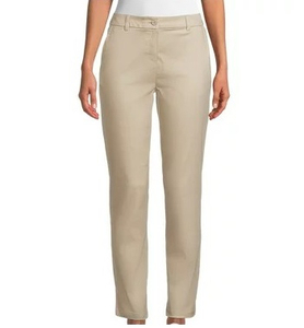 Pantalon mi-long en toile uni pour femme, léger, respirant, de qualité supérieure, tendance, personnalisable, coupe ajustée, vente en gros - Product Image 1