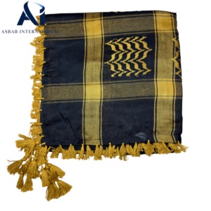 Pañuelo árabe Keffiyeh Shemagh Arafat al por mayor, pañuelo tradicional a cuadros para hombre, pañuelo palestino Keffieyeh - Product Image 6