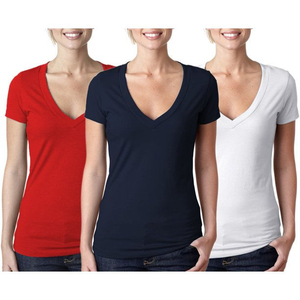 Camisetas de Hip Hop con Cuello en V para Mujer, Personalizables OEM, Impresión por Sublimación, Antiarrugas, Transpirables, con Impresión de su Propio Logotipo - Product Image 6