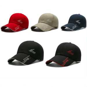 Custom Embroidered Unisex Baseball Cap Adjustable Cotton Sports Cap Breathable Outdoor Golf Cap Casual <b>Dad</b> <b>Hat</b> Sun Protection - Product Image 1