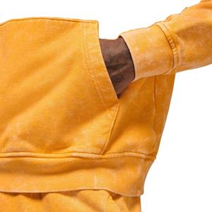 Sudadera con capucha transpirable para hombre con lavado ácido a la venta Basics Cotton Blended Premium Quality Full Sleeves Men Acid Wash Hoodie 2026 - Product Image 5