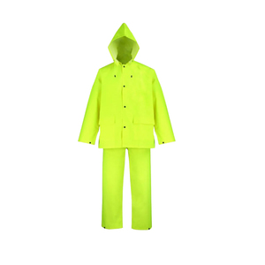 Unisex Custom Waterproof Polyester Full Sleeve Hooded Rain <b>Jacket</b> & Pants Windproof Lightweight for Adults <b>Summer</b>/All Seasons - Product Image 2