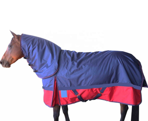 Couverture d'extérieur pour chevaux, imperméable et respirante, en nylon ripstop, fabriquée sur mesure, produit équestre - Product Image 4