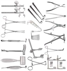 21 PCS High Quality Chest Surgery <b>Instrument</b> Set Thoracic Emergency General Thoracotomy Surgical Kit CE Stainless Steel - Product Image 2