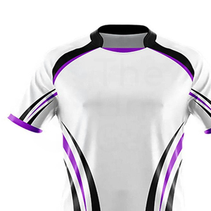 Conjunto de Camiseta y Pantalones Cortos de Fútbol a Rayas Blancas, Moradas y Negras, Unisex, Sublimados, de Poliéster que Absorbe la Humedad, Ajuste Atlético, para Adultos, para Todas las Temporadas - Product Image 6
