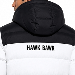 Custom <b>Men</b>’s Puffer <b>Jacket</b> Custom Solid Color <b>Hooded</b> Quilted Winter <b>Jacket</b> Full Zip Outdoor Coat Premium Quality <b>Jacket</b> - Product Image 5