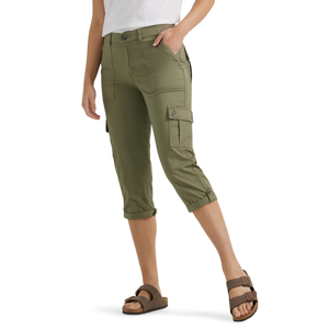 Wholesale Ladies <b>Cargo</b> Capri Pants <b>Slim</b> Fit Cropped <b>Trousers</b> for <b>Women</b> Multi Pocket Capri Pants Outdoor Indoor Pants For <b>Women</b> - Product Image 1