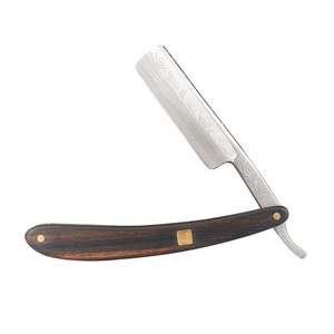 Nueva Llegada: Navaja de Afeitar Recta Plegable de Acero Inoxidable con Logotipo Personalizado, Desechable, para Afeitar la Cara, con Cuchilla Reemplazable - Product Image 1