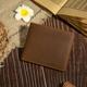Dompet Kartu Kulit Sapi Asli Minimalis Berkualitas Tinggi untuk Pria, Dompet Perjalanan Mewah untuk Penggunaan Bisnis