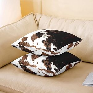 Housse de coussin à motif animalier, rectangulaire, en polyester et coton, lavable, imprimée, style moderne, décoration d'intérieur, fermeture enveloppante - Product Image 4
