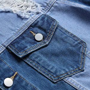 Breathable Slim Fit Jean <b>Denim</b> <b>Jacket</b> For Boys Hot Sale Professional Manufacture <b>Men</b> <b>Denim</b> <b>Jackets</b> in Bulk Quantity - Product Image 3