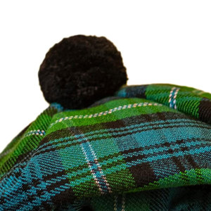 Chapeau traditionnel écossais en laine Tam o' Shanter avec pompon, casquette de clan tartan, personnalisable, vente en gros pour les Highlands - Product Image 3