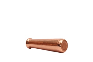 Premium Hand-Engraved <b>Copper</b> <b>Drinking</b> <b>Bottle</b> Traditional Indian Floral Art 1L Water Flask - Seamless Leak-Proof Design for Home - Product Image 2