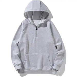 Sweat-shirt unisexe rose à capuche et fermeture éclair, coupe classique, en molleton de coton, décontracté, respirant, écologique, 300g, avec poches, pour l'automne - Product Image 3