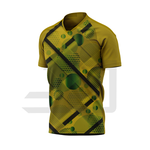 Breathable Short Sleeve Soccer Jersey with Front Logo Quick Dry Football Shirt for Professional Team Wear - Product Image 4
