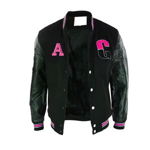 Chaqueta Letterman en Oferta, Chaqueta Letterman de Mezcla de Algodón, Chaqueta Letterman de Corte Elegante, Ropa de Invierno - Product Image 1