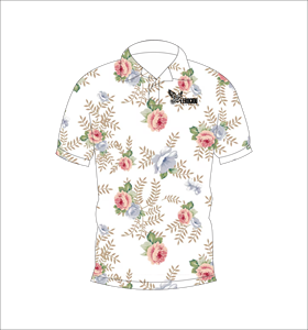 เสื้อโปโลพิมพ์ลายดอกไม้แบบกำหนดเอง แขนสั้น สวมใส่สบาย เหมาะสำหรับกอล์ฟ เทนนิส ชุดทีมฤดูร้อน - Product Image 6