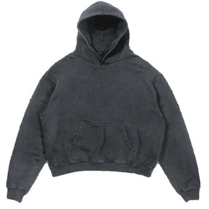 Sweat à capuche streetwear rouge foncé pour homme, marque privée, avec impression graphique en relief, pour les jeunes marques de vêtements américaines - Product Image 4