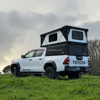 Toldo de Aluminio Rígido Integrado para Camioneta, para Toyota Hilux, Ford Ranger, Jeep Gladiator, Tacoma 4x4 Overland