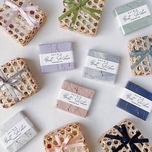 Natural Woven <b>Gift</b> <b>Box</b> <b>Small</b> Square Bamboo <b>Gift</b> <b>Box</b> Open Mesh Straw Hamper Premium Presentation Storage Case <b>with</b> <b>Lid</b> - Product Image 4
