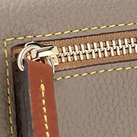 Cartera de Cuero Vacuno Genuino Hecha a Medida, Diseño Único para Hombre, Impermeable, para Viajes al Aire Libre, Logotipo Personalizado, Alta Calidad