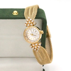 Women's Luxury Quartz <b>Watch</b> Sapphire Crystal Dial 22mm Pointer Display Stainless Steel Band 16mm Brass Case Push Button Hidden - Product Image 3