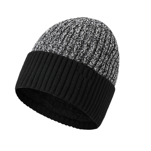 Proveedor de gorros de lana 100% de invierno, personalizados con logotipo impreso, de súper calidad, transpirables, cálidos y con puño. - Product Image 1