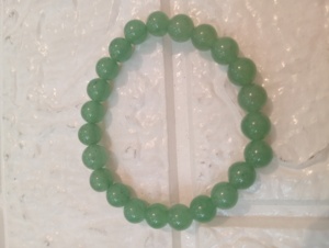 Pulsera clásica de cuentas de jade, forma de bola verde, joyería unisex, accesorio de moda, brazalete, pulsera de perlas con forma de bola, clásica para mujer - Product Image 5
