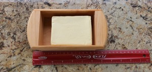 Wooden Butter Dish With Lid Natural Finish Butter <b>Storage</b> Container For <b>Kitchen</b> Dining Table Elegant Serveware From India - Product Image 2