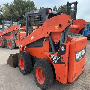 Venta al por Mayor de Cargadora Compacta Kubota SSV75 con Dirección Deslizante, Cargador Frontal, Motor Diésel de 74HP, Bomba Hidráulica y Caja de Cambios - Product Image 2