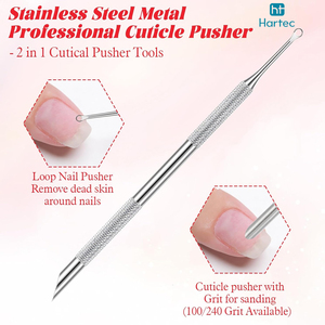 Bulk Professional Loop Cuticle Pusher Custom Package Precision Under-Nail Cleaner Anti-Slip Handle Sourcing Manufacturer - Product Image 6