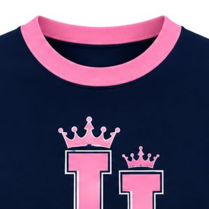 T-shirt côtelé en maille pour femme Jack and Jill, manches courtes, col rond, tissu doux, décontracté, léger, pour tous les jours - Product Image 3