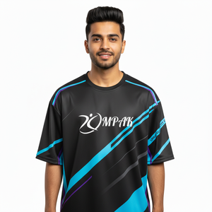 Camiseta Sublimada Extra Grande para Hombre, Ropa Urbana Premium, Estilo Casual y Holgado - Product Image 1