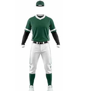 Ensemble d'uniformes de baseball professionnels : design élégant, confort optimal, tissu durable pour les matchs, les entraînements et les événements sportifs - Product Image 1