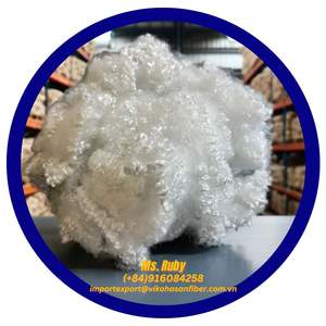 Fibra de Poliéster Reciclado GRS de Venta Caliente, Fibra Hueca Conjugada Siliconada Blanca 3D HCS para Relleno de Juguetes de Hormigón - Product Image 4