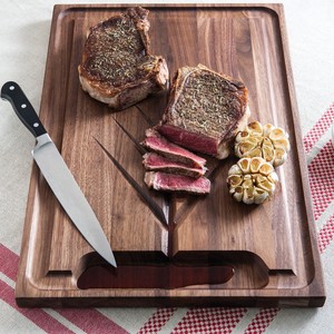 Industry trending wooden chopping block Rectangle walnut wood chopping <b>board</b> Anti-slip kitchen chopping <b>board</b> - Product Image 4