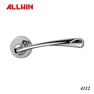 Manija de Puerta de Palanca Sólida de Acero Inoxidable de Diseño Moderno para Hoteles - Product Image 4