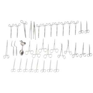 Juego de Instrumentos de Cirugía Ortopédica Menor para Caballos, 37 Piezas, Pinzas, Tijeras, Herramientas Quirúrgicas de Acero Inoxidable, Kit de Herramientas Médicas - Product Image 3