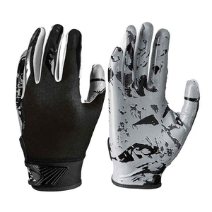 WARPRO INDUSTRY <b>Full</b> Finger Outdoor Sports Gloves Spandex Pull on Black White Camouflage Non <b>Slip</b> Breathable Unisex All Seasons - Product Image 1