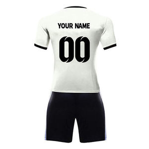 High Demand 100% Polyester Custom Team Wear with logo Soccer Jersey Uniform Gradient Color Soccer Uniform - Product Image 5